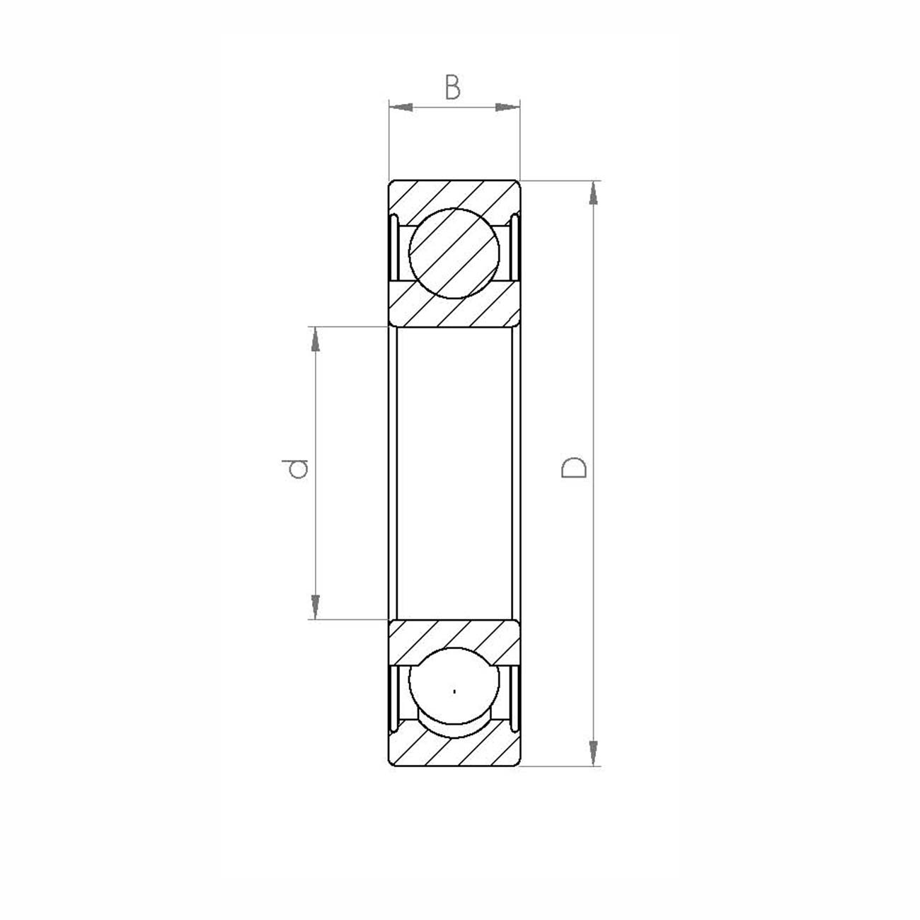 Insulate 030 6306-2Z/CSB.C3 PEEK SPGQ3